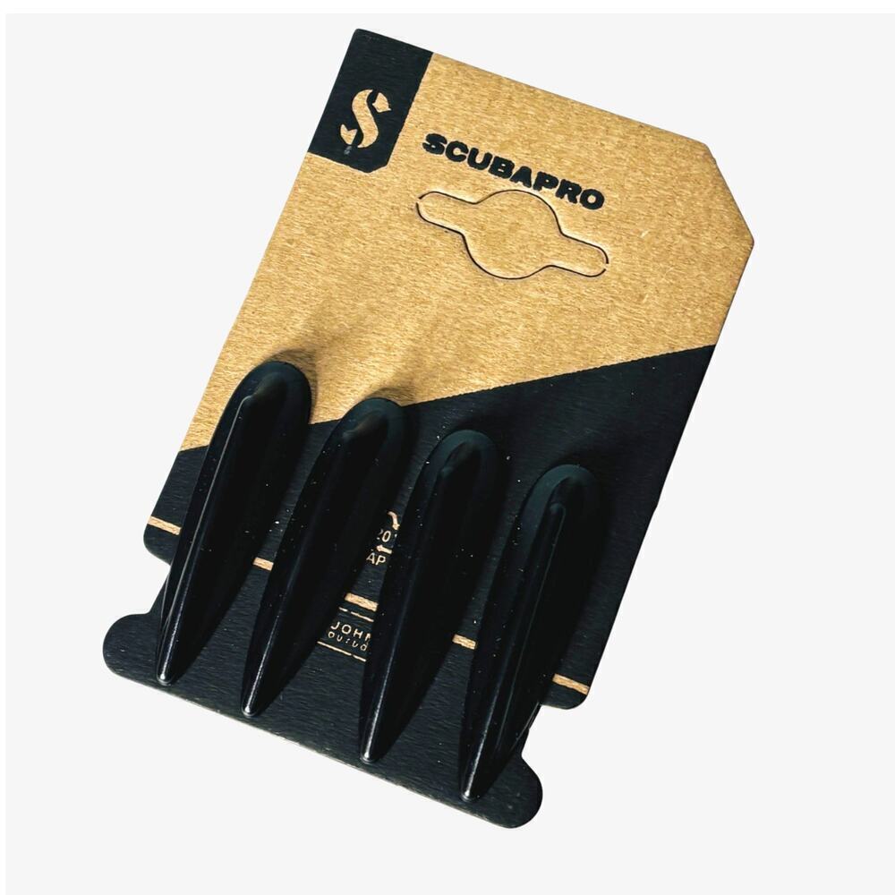 ScubaPro Scuba Fin Skegs Set of 4 Black